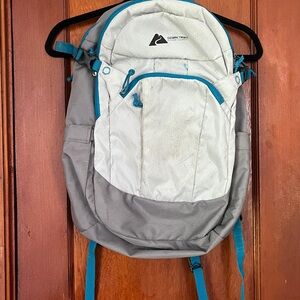 Ozark Trail White and Blue Backpack